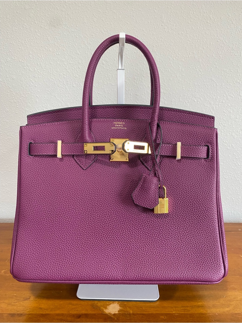 Luxurious Purple Satchel with Gold Hardware 💐Authenticity Not Guaranteed💐